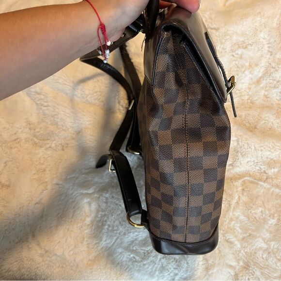 black louis vuitton backpack with gold plate Louis Vuitton Monogram Thames PM Bag